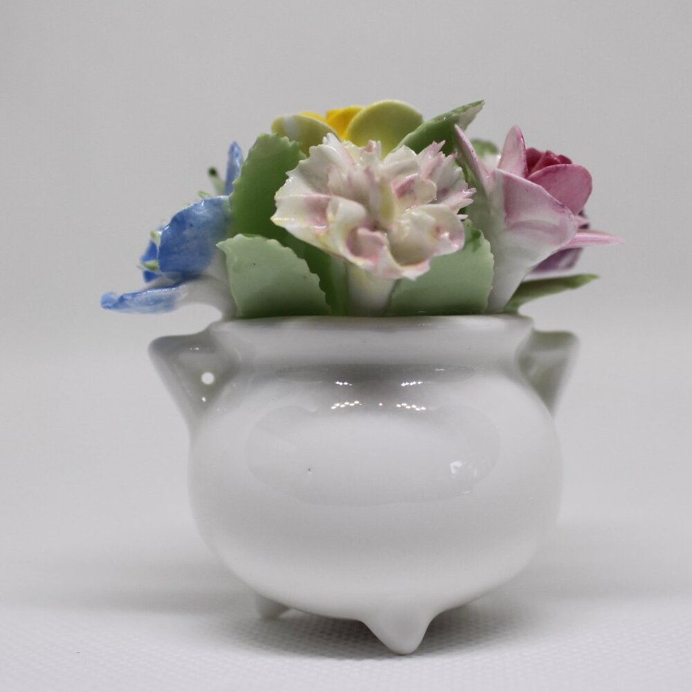 Vintage Royal Adderley Bone China Floral Arrangement – Hand Painted, England